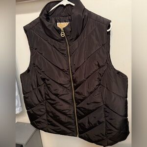 Michael Kors Black Puffer Vest 2X